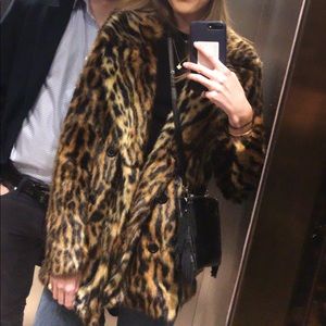 Ralph Lauren faux fur coat